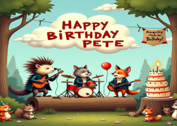 Punk Birthday Card Designs: Simple and Edgy Inspiration for You