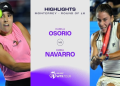 Check Sportskeeda for Osaka vs Navarro Match Score & News