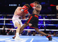Relive the action: Keyshawn Davis win by technical decision secured after a tough boxing battle.